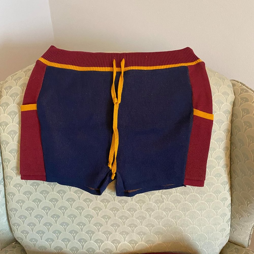 Elhoffer Design Captain Lounge Shorts - Blue, Red & Gold